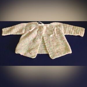 Pastel Knit Baby Sweater
